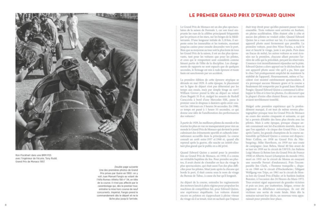 Extraits «Le Grand Prix de Monaco, l’Âge d’Or 1950 - 1965» d’Edward Quinn 